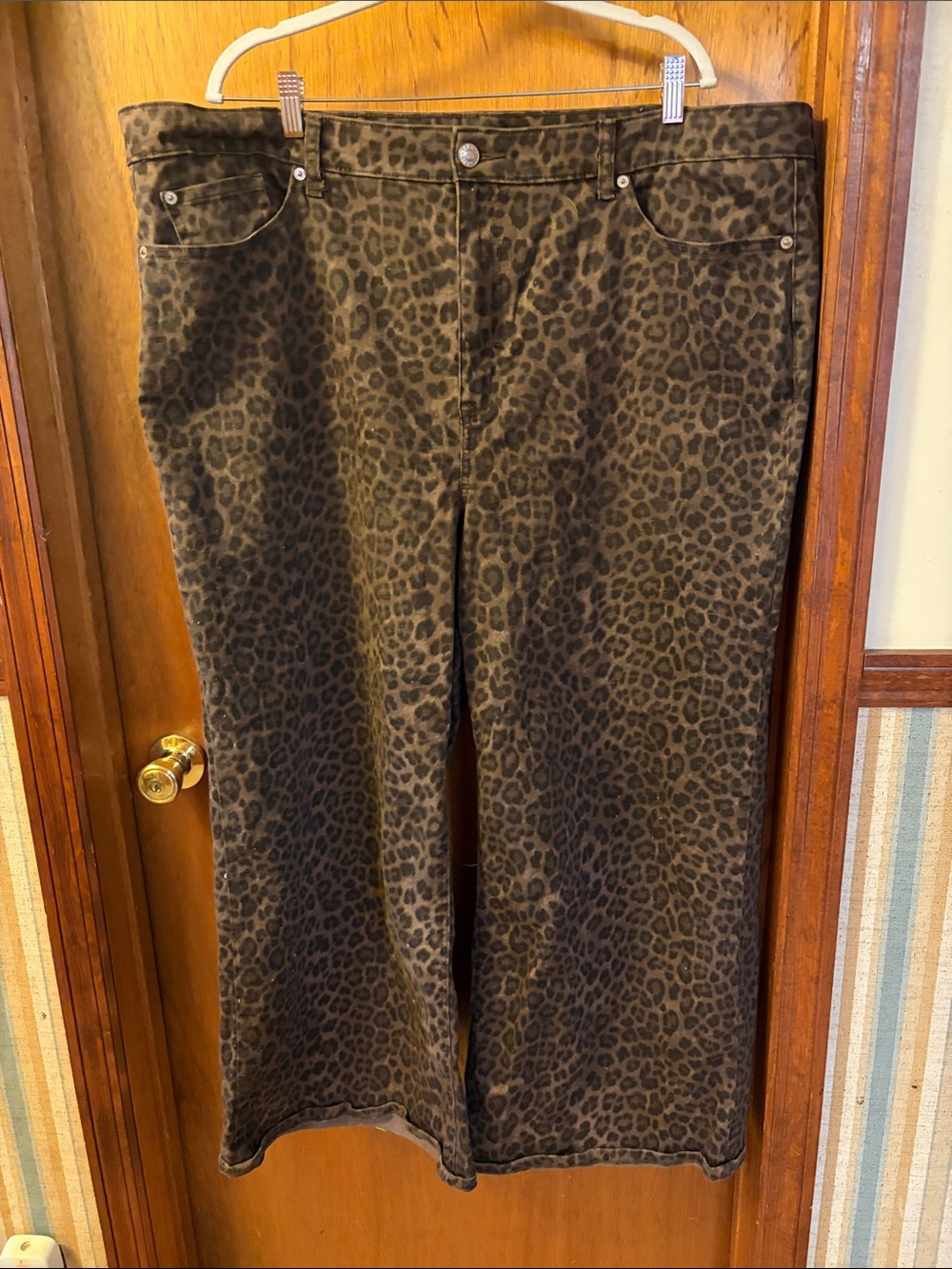 Torrid Leopard Print Jeans